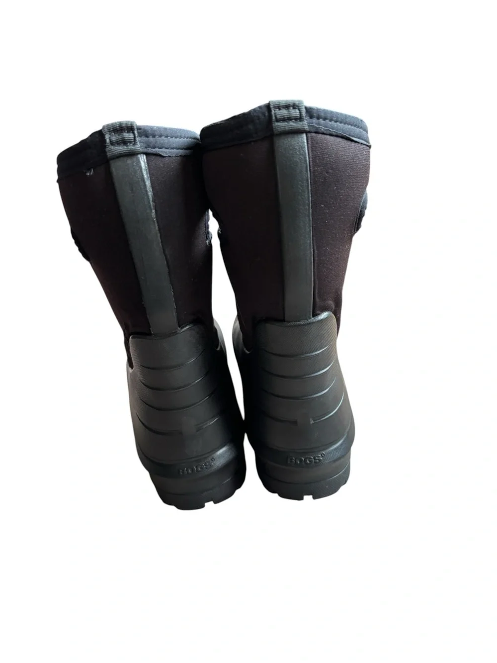 BOGS Kids Black Neo-Classic Waterproof Boots 5 winter insulated pull on